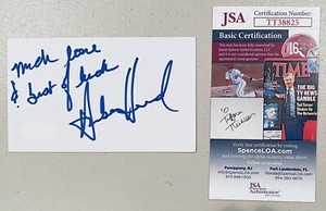 Amber Heard Signed Autographed 3x5 Card JSA Certified Aquaman