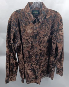 RedHead Camo Shirt Men's L Vintage Long Sleeve USA Mossy Oak Single Stitch - Picture 1 of 4