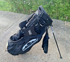 Sun Mountain Three5 Golf Carry/stand Bag  -  5 Pockets Dual Strap  - Black - VGC
