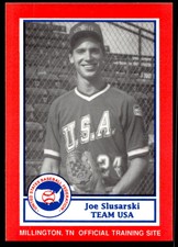 1990 Pan Am Team USA Red BDK 20 Joe Slusarski   USA  Baseball Card