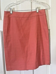 J CREW WOMEN'S CREAMSICLE COTTON HEMP BLEND SKIRT - SIZE 4 - Imagen 1 de 10