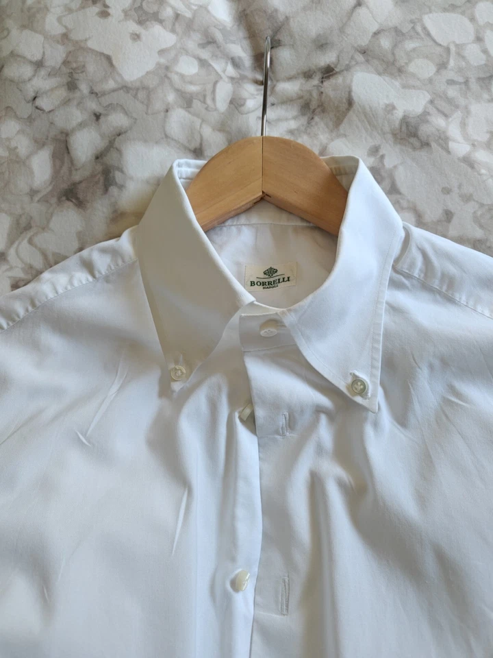 Borrelli button down   Ivy League Shirt Brooks Brothers 16 - Image 1 of 4