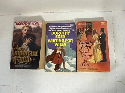 3 DOROTHY EDEN PAPERBACK BOOKS SUSPENSE ~ ROMANCE~  - Image 1 of 4
