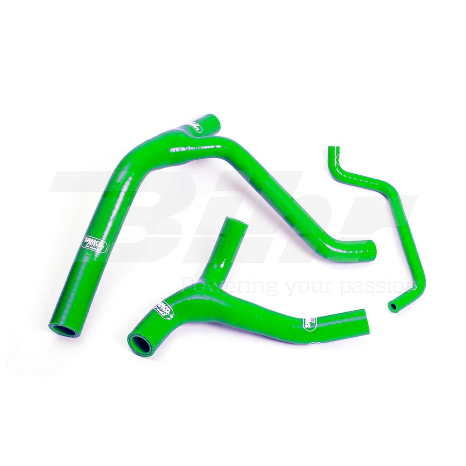 KIT SAMCO MANGUITOS TUBOS RADIADOR VERDE KAWASAKI KLX 450 R 2007-2014 - Imagen 1 de 1