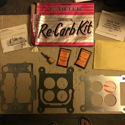 1957 Buick V8 50, 60, 70, Ser. 4 Barrel Carter Carburetor Kit - Image 1 of 4