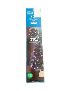 Neu Holiday Style 30" Glasfaser Weihnachtsbaum Farben ändern sich ständig - Bild 1 von 9