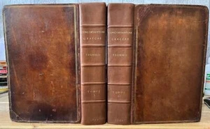 2 Folio Vols. 1718 'Greek Septuagint Concordance'  FINE BINDINGS  Abr. Trommius - Picture 1 of 1