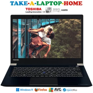 Toshiba i7 DynaBook Portege Laptop NVMe Gaming Intel 4.6GHz Windows11 Thin&Light - Picture 1 of 12