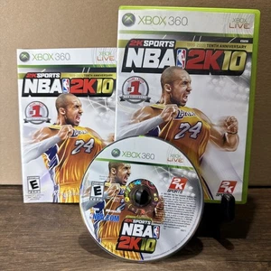 NBA 2K10 Tenth Anniversary Microsoft Xbox 360 2009 komplett mit Schutzhülle getestet - Bild 1 von 5