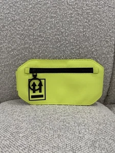 Off-White Calfskin Embossed Leg Pouch Fluoro Yellow - Picture 1 of 7