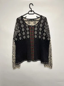 Women’s Cardigan With Pattern Print Gudrun Sjoden Size XL - Picture 1 of 17