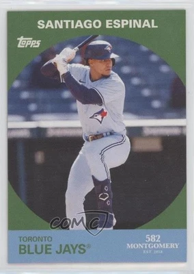 2022 Topps 582 Montgomery Club Set 5 Santiago Espinal #2 - Image 1 of 2