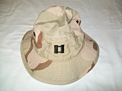 De colección Militar Ejército Desierto Camuflaje Tipo II Boonie Bucket Sombrero Gorra Talla 6 7/8 Foto 1 de 4