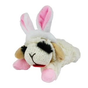 Lamb Chop Dog Plush Toy w/Easter Bunny Ears - Squeaky Toy for All Dogs - Extr... - Picture 1 of 8