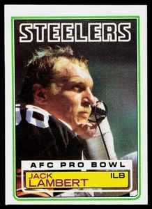 Jack Lambert, 1983 Topps, #363, Pittsburgh Steelers, - Picture 1 of 2
