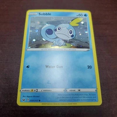 Sobble 054/202 Sword & Shield 2020 Cosmos Holo Rare Holo Pokemon TCG Card - LP - Image 1 of 2