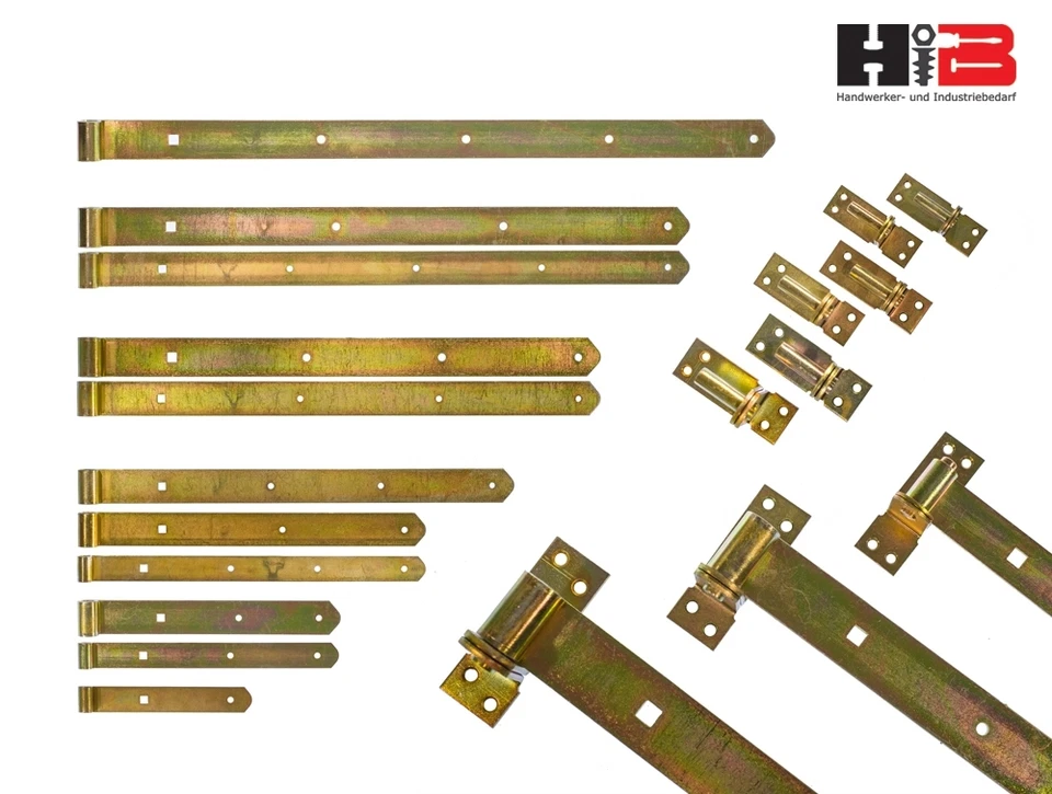 ALBERTS Ladenbänder von 200 bis 500 mm oder Kloben D1 und D2 zur freien Auswahl