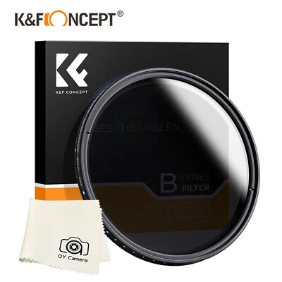 K&F Concept Filter Neutral Density ND 2-400 49/52/55/58/62/67/77/82mm fader DSLR - Image 1 of 4