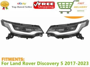 2PCS LED Headlight Assembly Set For Land Rover Discovery 5 2017-2023 Plug & Play - Picture 1 of 4