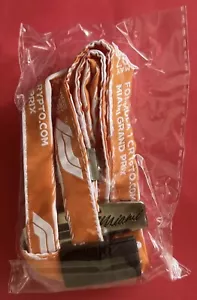 Formula 1 Miami Grand Prix 2022 - Orange Lanyard May 7, 2022 Brand New & Unused - Bild 1 von 1