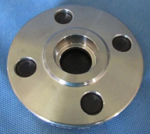 BEBITZ 1" Socket Weld SW Flange SCH 40 Cl 150 Stainless Steel SS 4 Holes Germany - Picture 1 of 8