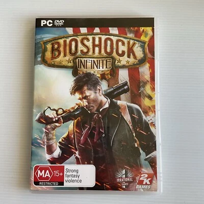 Bioshock Infinite PC DVD ROM 2K Irrational Games 3 DISCS VGC Free Postage - Image 1 of 4