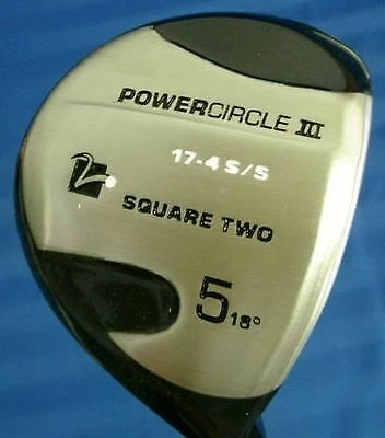 Square Two Power Circle III 5 Fairway Wood Golf Club, S-Graphite Shaft, LH — 第 1/3 张图片