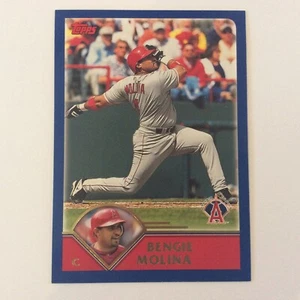 2003 Topps #407 Bengie Molina Anaheim Angels - Imagen 1 de 2