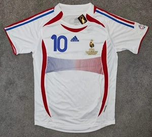 France 2006 World Cup Final Zidane #10 Adidas Soccer Football Jersey Men's XL - Picture 1 of 10