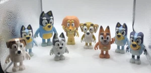 Bluey Figuren Lot 9 Jean Luc Muffin Konvolut Elch Spielzeug Spielset Original - Bild 1 von 10