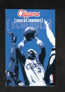 Los Angeles Clippers--Quentin Richardson--2002-03 Programma tascabile--Corona - Foto 1 di 2