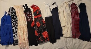 Lot of Girl's Dresses sz 7 Dressy & Fancy, Play & Casual School & 1 Romper - Picture 1 of 23