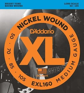D'ADDARIO EXL160 MEDIUM GAUGE 50 - 105 ELECTRIC BASS GUITAR 4 STRINGS - Picture 1 of 6