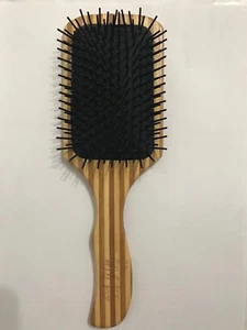 Bamboo Wood Hair Paddle Brush Keratin Care Massage Wood Massage Brush - Picture 1 of 1
