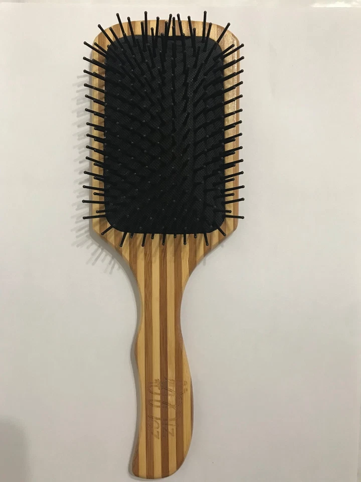 Bamboo Wood Hair Paddle Brush Keratin Care Massage Wood Massage Brush - Image 1 of 1