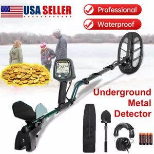 Professional Metal Detector Gold Finder+11" Waterproof Sensitive Coil LCD Screen - Picture 1 of 12