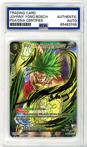 PSA Signed Johnny Yong Bosch DBS Broly, The Rampaging Horror SPR BT1-073 - Picture 1 of 2