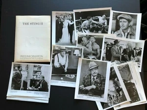 The Sting II (Garr/Gleason, 1983) - Original Movie Press Kit w/Photos - Picture 1 of 8