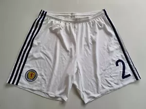 Pantalones cortos Adidas Kieran Tierney 2016-17 #2 edición de jugador de Escocia casa XL - Imagen 1 de 5