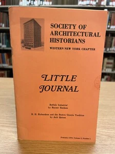 Society of Architectural Historians; Buffalo Industrial; Boston Granit; 1979 - Bild 1 von 16
