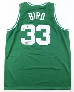 Larry Bird Signed Jersey (BECKETT& BIRD) Boston Celtics - Picture 1 of 3