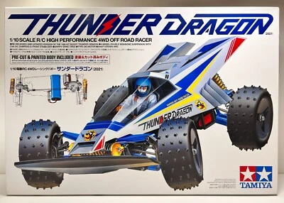 Tamiya Thunder Dragon (2021) 47458 Re-re R/C 4WD EP Performance Buggy NIB NO ESC - Image 1 of 4