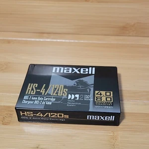 1 New Sealed Maxell DDS-2 HS-4 / 120s Data Cartridges 4/8GB 120m/394ft. - Picture 1 of 2