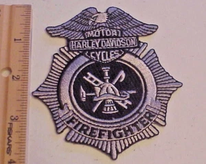 PARCHE MOTO BOMBERO HARLEY DAVIDSON NUEVO ¡ENVÍO GRATUITO!!! - Imagen 1 de 2