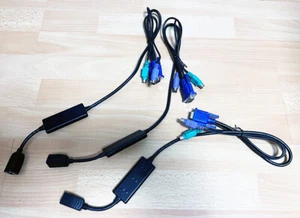 Lot de 3 cables KVM DELL - UNC1 -1905 - 0K9442 System interface Pod - Afbeelding 1 van 2