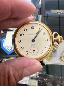 Vintage A.C FRATTONE Pockrt Watch For Men (keep time)๐ - Picture 1 of 8