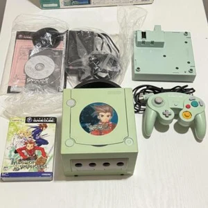 Nintendo GameCube Tales of Symphonia Konsole Symphonic Grün mit Box - Bild 1 von 8