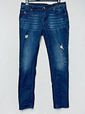 Buffalo David Bitton Women's Henya Boyfriend Jeans Size 25 Distressed