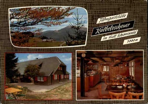 Untermünstertal Schwarzwald Alm-Gaststätte Kälbelescheuer AK Mehrbildkarte ~1970 - Picture 1 of 2