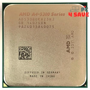 AMD A4-5300 3.40GHz 2-Core Socket FM2 Desktop CPU Processor AD5300OKA23HJ 65W - Picture 1 of 1